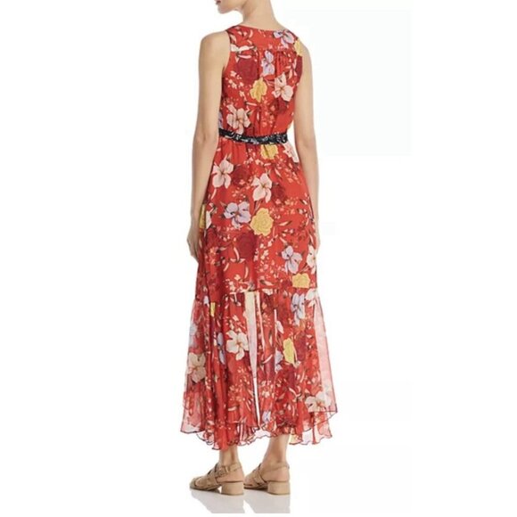 Johnny Was Jade Nidra Silk Wrap Dress Women’s Size Medium Floral (no Belt) Fairy - Picture 6 of 15